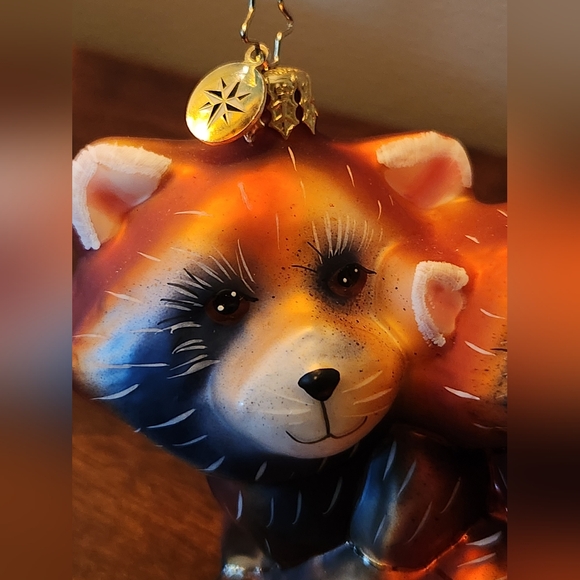 Christopher Radko Red Panda Ornament - Picture 2 of 9